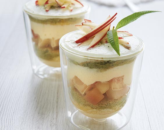 Tiramisù matcha alle mele Miss Chef®