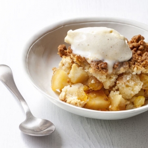 Miss Chef® smoked tea apple and raisin crumble